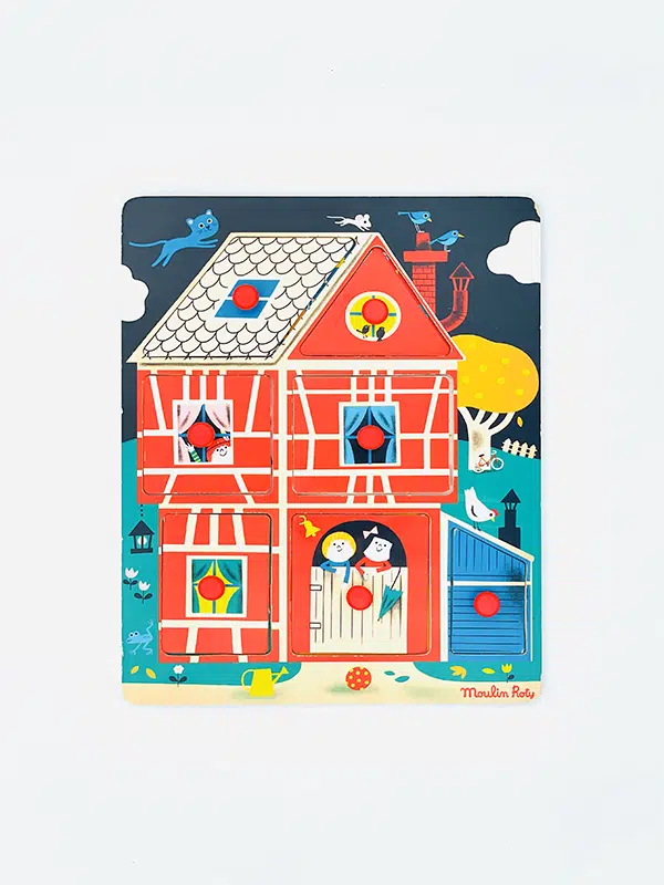 Puzzle encastrable maison Les Bambins