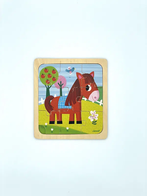 Puzzle Cheval Tornado 9 pièces