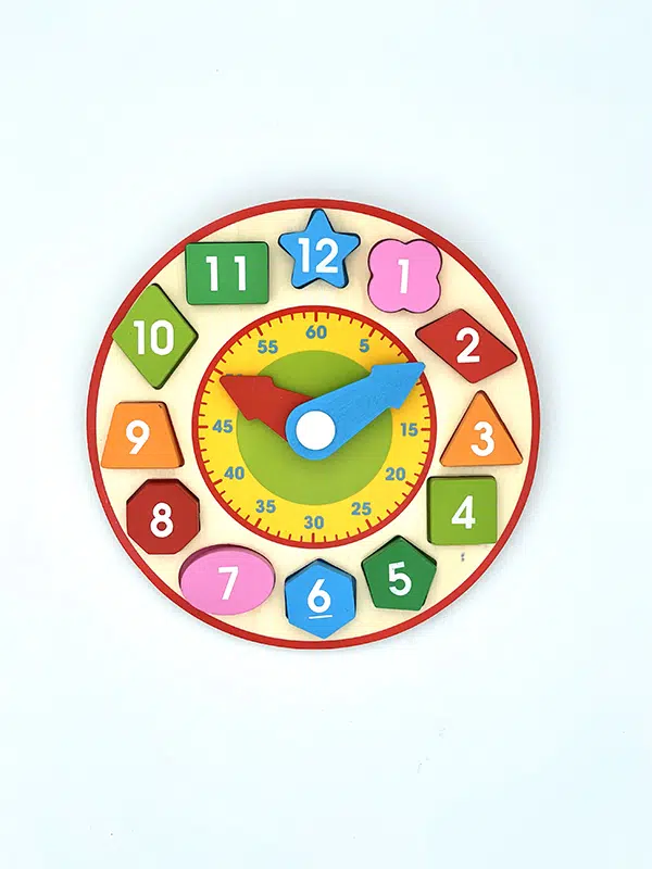 Horloge de tri des formes