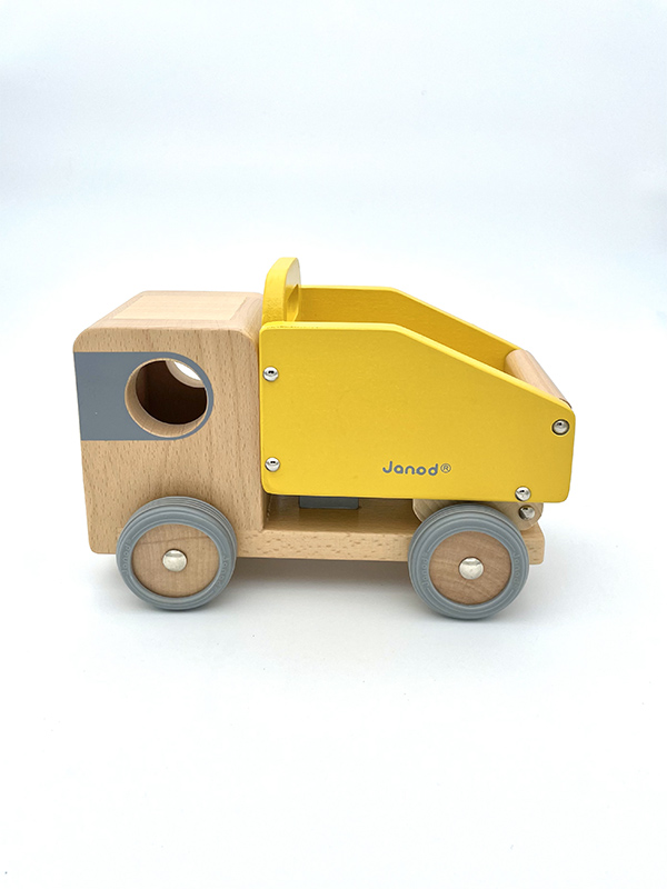 Camion jouet - Chantier, camion benne pelleteuse enfant Bolid JANOD