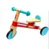Porteur Tricyclette en bois 3 roues Rouge & Bleu – Image 2