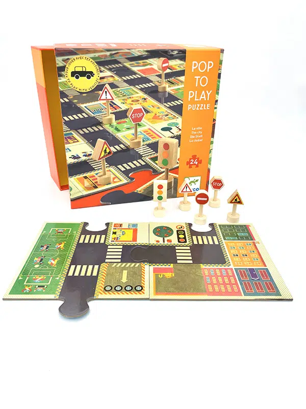 Puzzle routes Pop to play