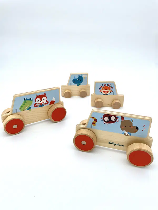 Coffret Voiture en bois à assembler